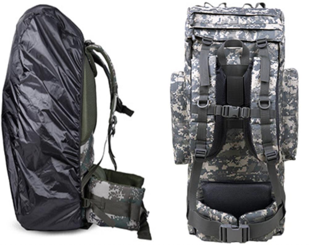 100L Internal Metal U Frame Military Rucksack Backpack Built-In Rainco   ERucks