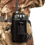 Molle 1000D Nylon Tactical Molle Walkie Talkie Pouch