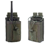 Molle 1000D Nylon Tactical Molle Walkie Talkie Pouch