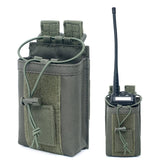 Molle 1000D Nylon Tactical Molle Walkie Talkie Pouch