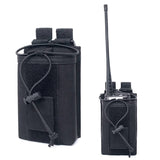 Molle 1000D Nylon Tactical Molle Walkie Talkie Pouch