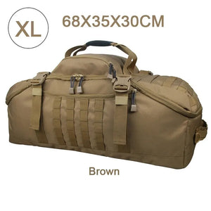 LQARMY 60L Military Tactical Duffel Bag