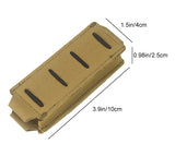 Military Molle Tactical 9mm Single Magazine Pouch