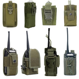 Molle 1000D Nylon Tactical Molle Walkie Talkie Pouch