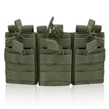 Molle Tactical 600D 5.56 Triple Magazine Double-Layer Mag Pouch