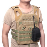 Molle Tactical 1000D Nylon Velcro Radio Pouch