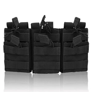 Molle Tactical 600D 5.56 Triple Magazine Double-Layer Mag Pouch