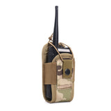 Molle Tactical 1000D Nylon Button Radio Pouch