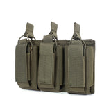 Military Tactical Open-Top 600D Molle AR 5.56 Magazine Pouch