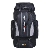 100L Large Capacity Camping Hiking Backpack-Midnight Black-ERucks