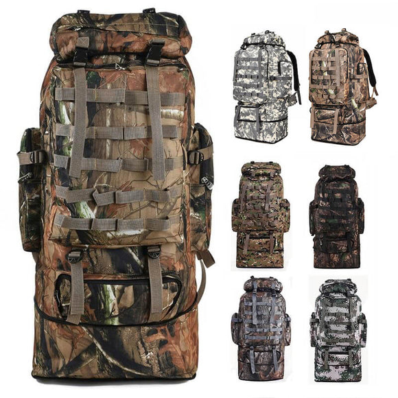 100L Extra Large Military Molle Tactical Army Backpack Rucksack ERucks