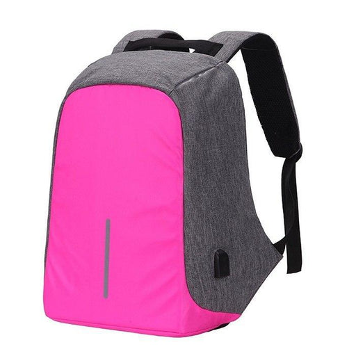 Original Anti-Theft Backpack With USB Charging-Hot Pink-ERucks