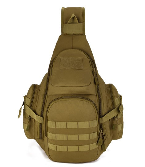 PROTECTOR PLUS 20L Military Molle Tactical Sling Backpack-Tactical Black-ERucks