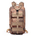 25L Molle Military Tactical Backpack-Three Sand Camo-ERucks