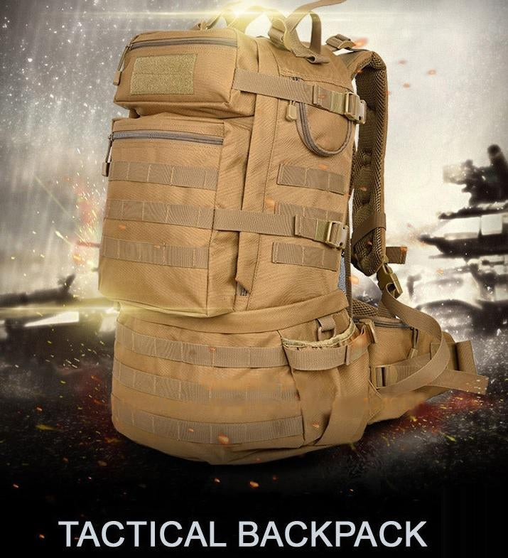 50L Military MOLLE Tactical Army Backpack with Waist Strap ERucks 50L Military MOLLE Tactical Army Backpack with Waist Strap ERucks