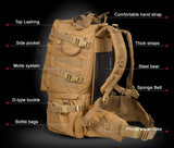 50L Military MOLLE Tactical Army Backpack with Waist Strap