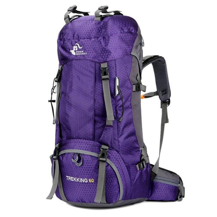 60L High Capacity Camping Hiking Backpack-Deep Purple-ERucks