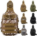 15L Molle Military Tactical Single Shoulder Sling Backpack