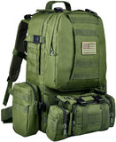 50L Military MOLLE 600D 4 in 1 Tactical Army Backpack