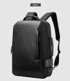 Men's Expandable Nylon Business 15" Laptop Backpack with USB Charging