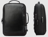 Men's Expandable Nylon Business 15" Laptop Backpack with USB Charging