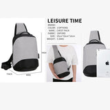 Compact Cross Body Single Shoulder Backpack with USB Charging-Black-10 To 15 inch-ERucks