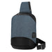 Compact Cross Body Single Shoulder Backpack with USB Charging-Blue-10 To 15 inch-ERucks