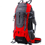 Creeper 60L Camping Nylon Rucksack-Red-50 - 70L-ERucks