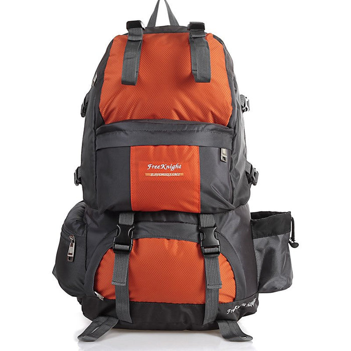 50L High Capacity Outdoor Hiking Camping Trekking Backpack-Burnt Orange-ERucks