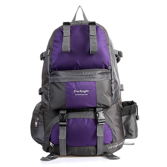 50L High Capacity Outdoor Hiking Camping Trekking Backpack-Deep Purple-ERucks