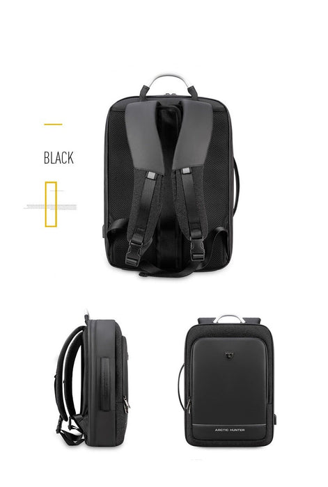 Arctic Hunter Men's Expandable Travel Backpack with USB Charging