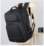 Large Capacity Expandable 17in Laptop Backpack with USB Charging