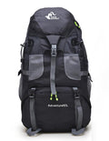 50L Large Waterproof Climbing Hiking Mountaineering Backpack-Tech Black-ERucks