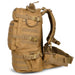 50L Military MOLLE Tactical Army Backpack with Waist Strap-Tactical Black-ERucks