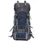 60L Nylon/Oxford Waterproof Camping Hiking Trekking Rucksack-Midnight Blue-ERucks