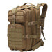 50L Large Military MOLLE Tactical Army Backpack-Khaki-ERucks