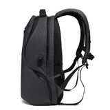 Multi-Function Anti-Theft Fashion Backpack with USB Charging-Black-ERucks