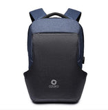 Multi-Function Anti-Theft Fashion Backpack with USB Charging-Blue-ERucks