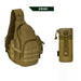PROTECTOR PLUS 20L Military Molle Tactical Sling Backpack-Khaki w/Water Pouch-ERucks
