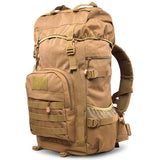 50L Molle/PALS Top Loaded Hiking Rucksack with Raincover