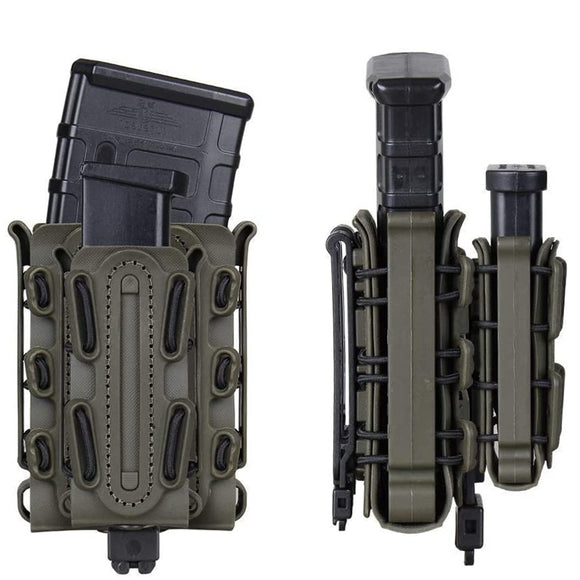 Molle Tactical TPR 2 Piece Set 5.56/7.62/9mm Magazine Holder