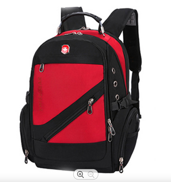 17" Laptop Swiss Design Heavy Duty Backpack with USB Charging Port and Lock