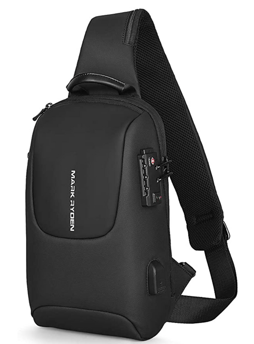 Sling Bag Backpack Anti-theft TSA Lock Waterproof Scratch-proof Crossbody  Backpack – zinmark