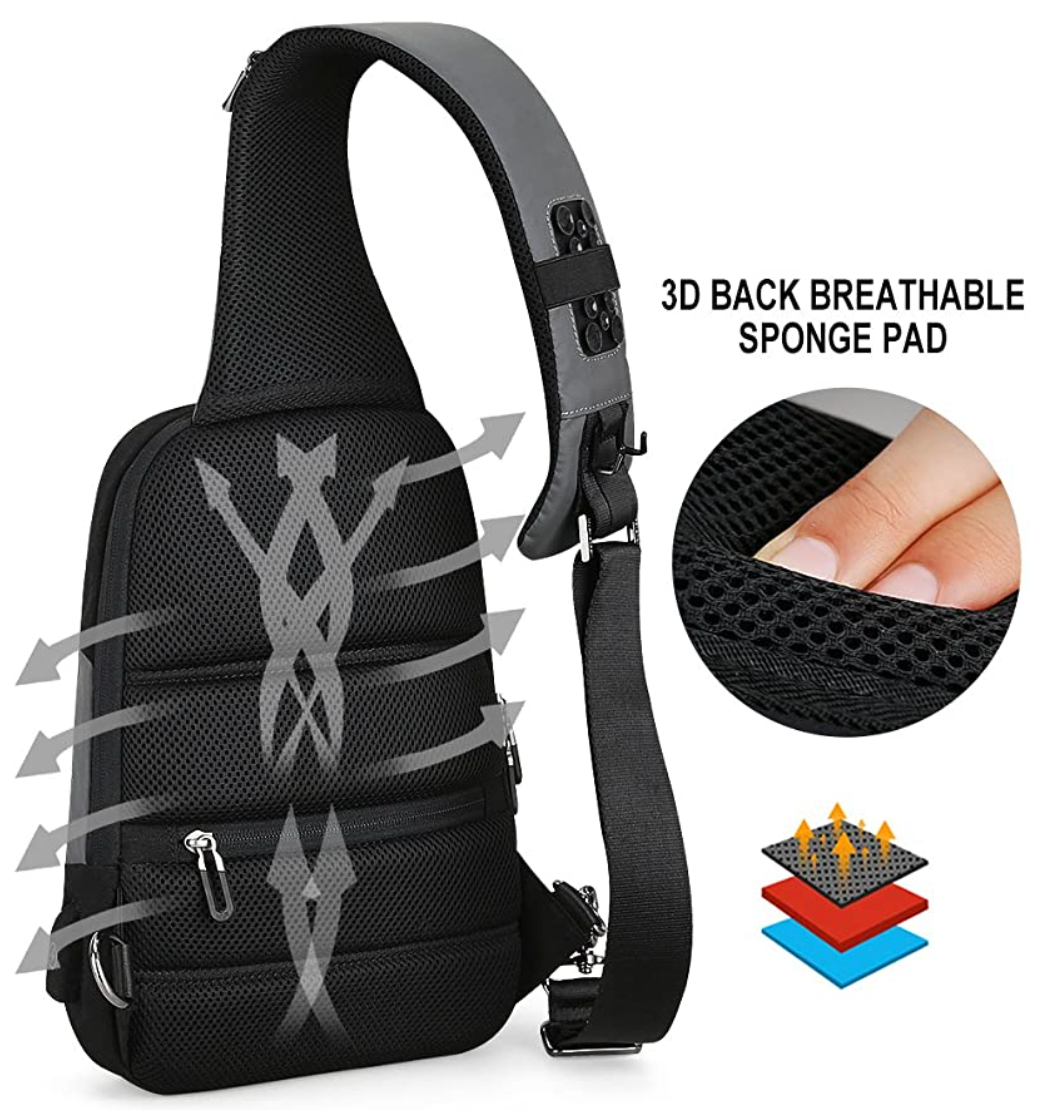 Mark Ryden TSA Approved Anti-Theft Crossbody Sling Backpack