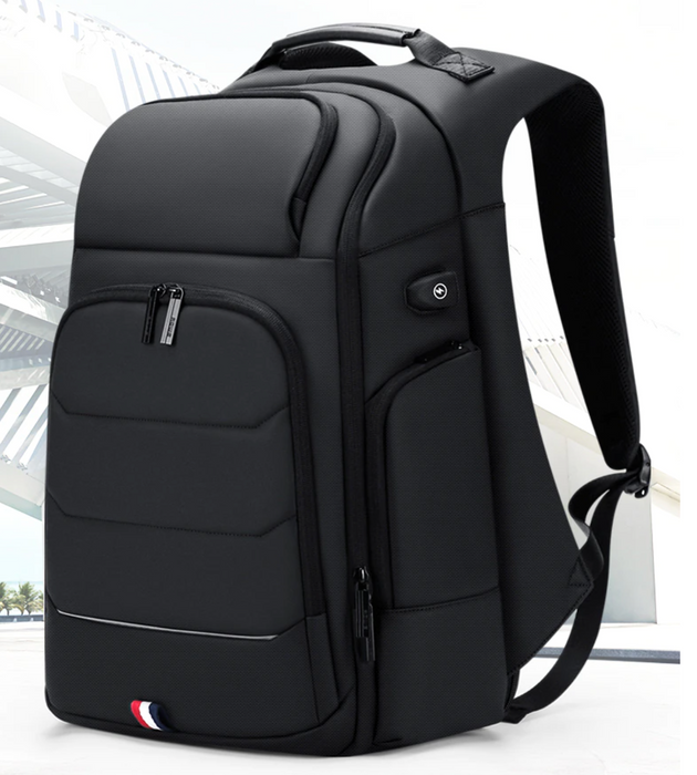 Men's Large Executive Backpack with USB Charging