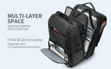 Men's Large Euro 17" Laptop Backpack with USB Charging