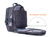 Swiss Design Large Capacity Anti-Theft Travel Backpack with USB Charging