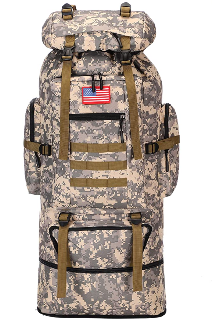 100L Extra Large Military Molle Tactical Army Backpack Rucksack  ERucks