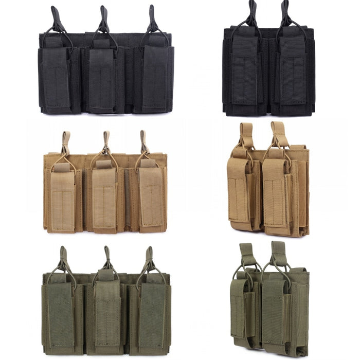 Military Tactical Open-Top 600D Molle AR 5.56 Magazine Pouch