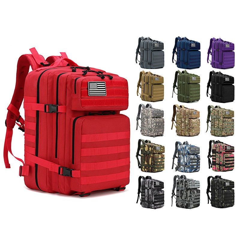 Unisex 'New Breed' 45L Military Molle Tactical Backpack